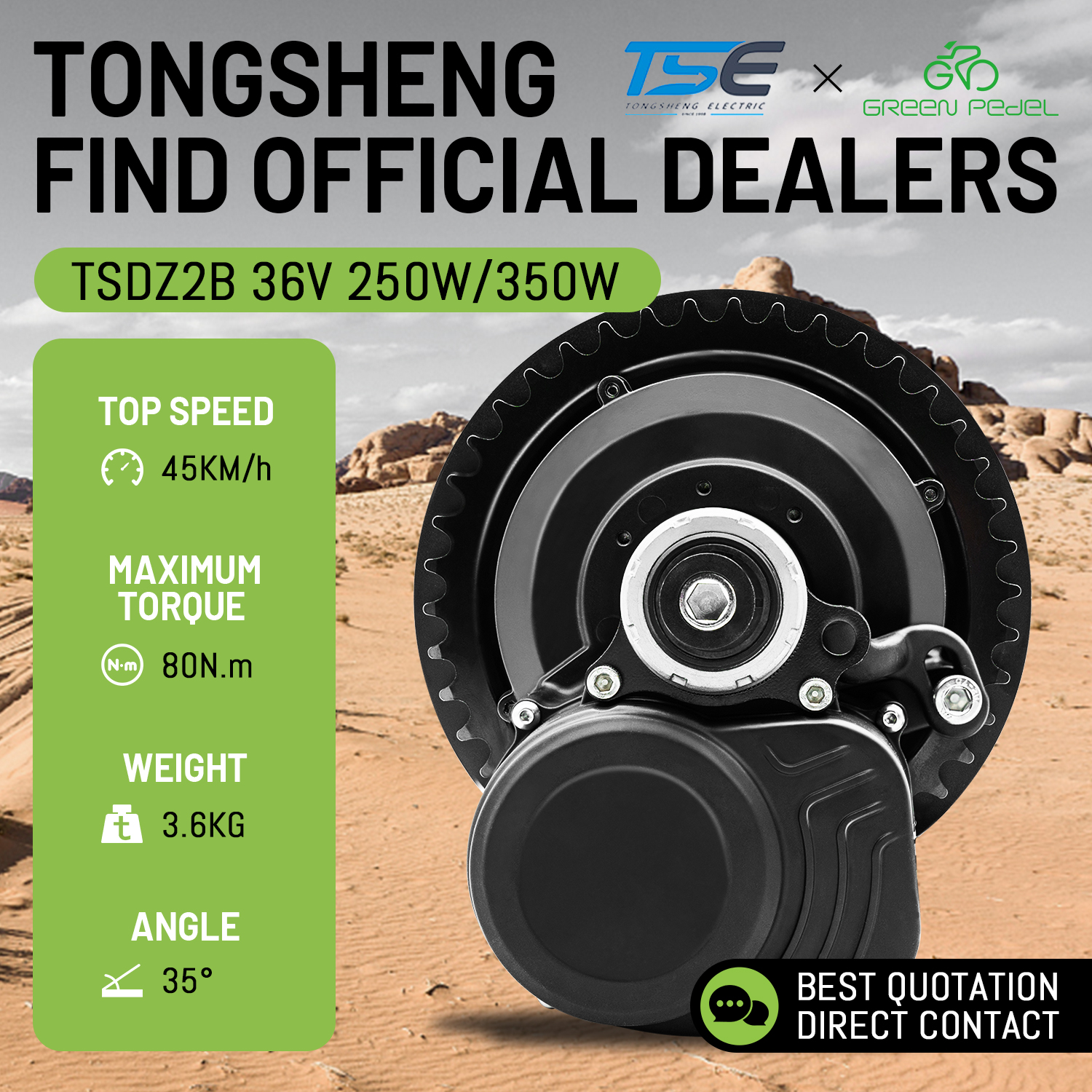 TSE (Tongsheng) vs. Bafang Mide-Drive қозғалтқыштары жан-жақты салыстыру