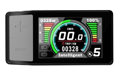 Layar LCD Berwarna-warni Sepeda Listrik TFT Greenpedel 500C