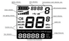 Greenpedel CE EN15194 24V 36V 48V KD51C Intelligent Segment LCD Display