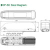DP-5C 36v 48v elektrische fiets-lithiumbatterij met onderbuis